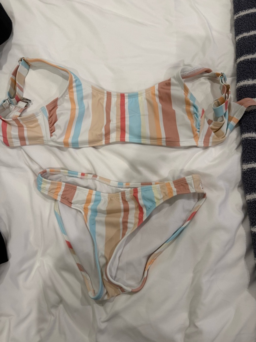 TARGET Striped Pastel Bikini Set - Multicolor
